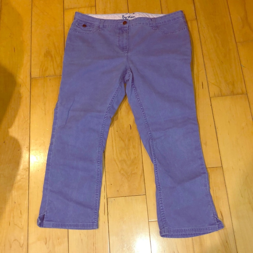 Boden cropped wide leg jeans